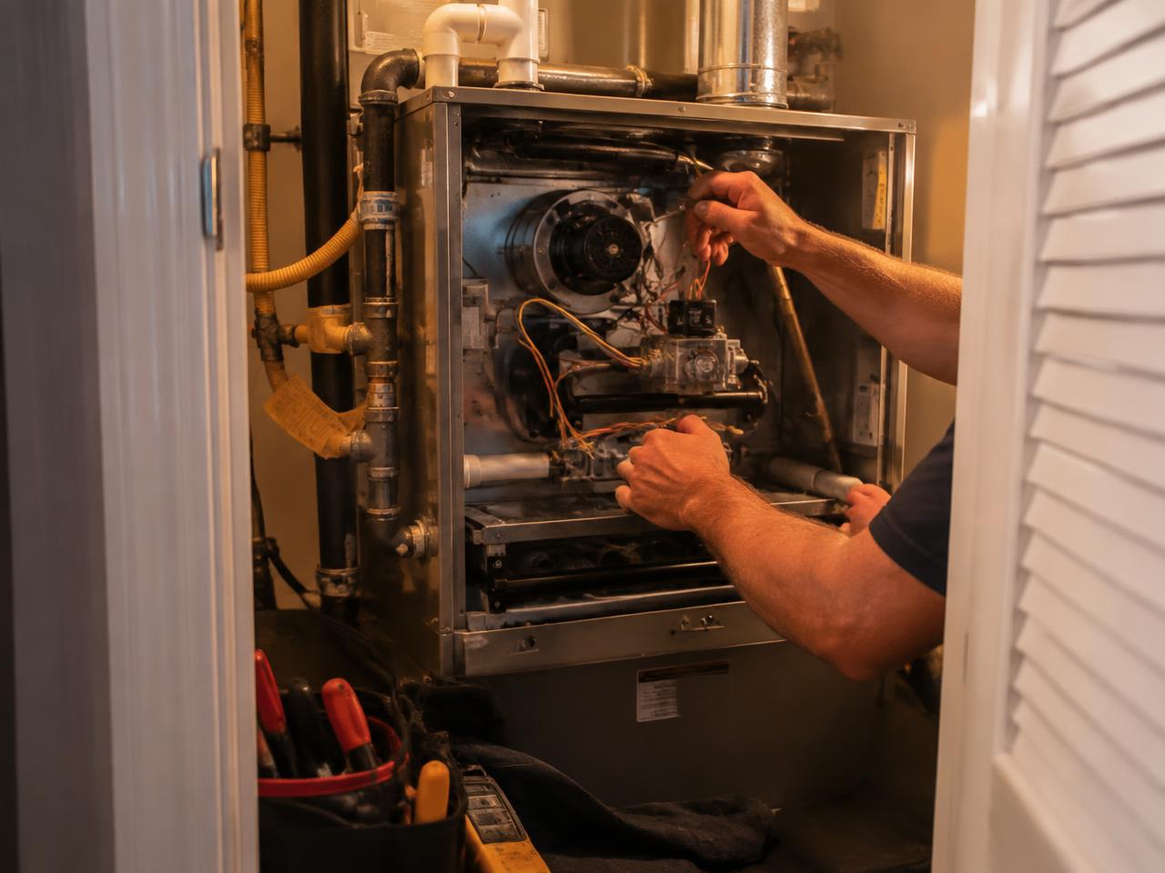 Emergency Heating work by All American Plumbing Heating & Air